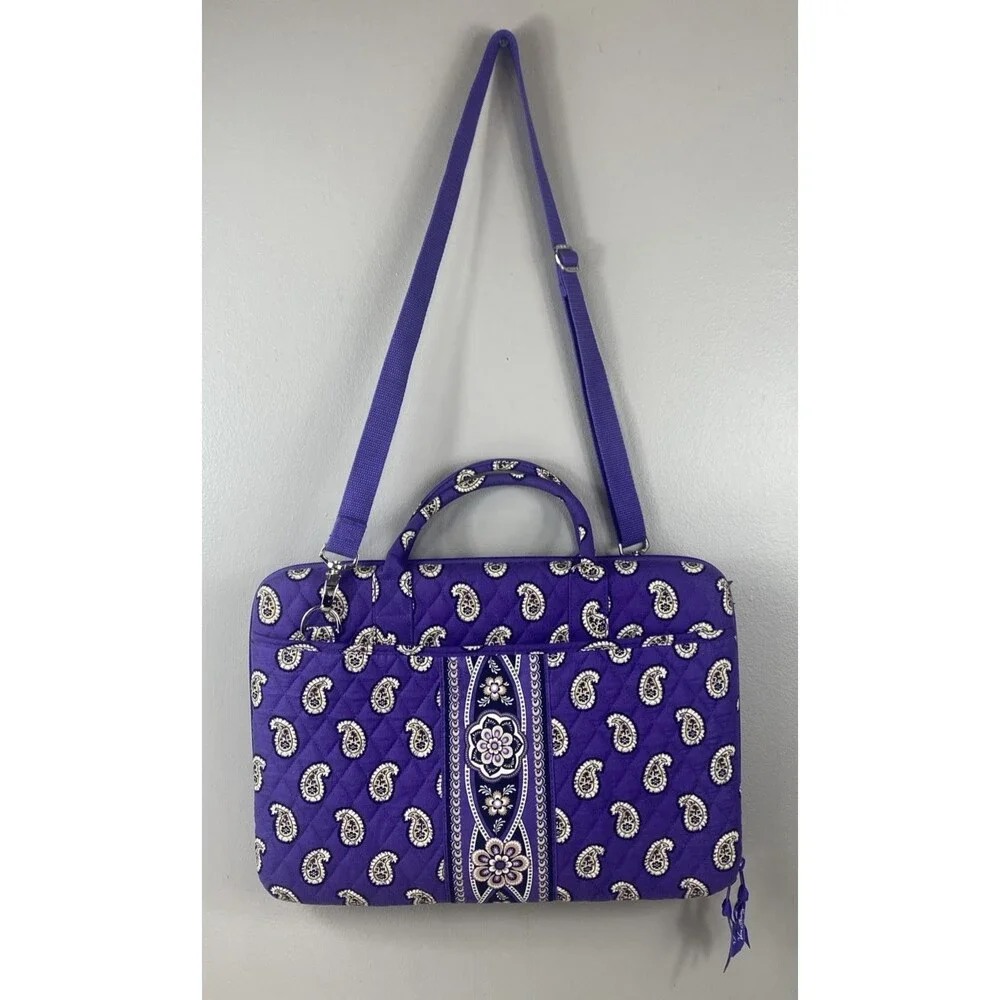 Vera Bradley Hard Shell Laptop, Tablet, I-Pad, or Kindle Crossbody Case